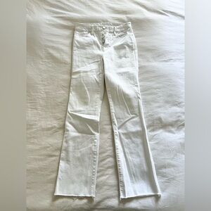 Good Curve White High-Waisted Straight Jeans
